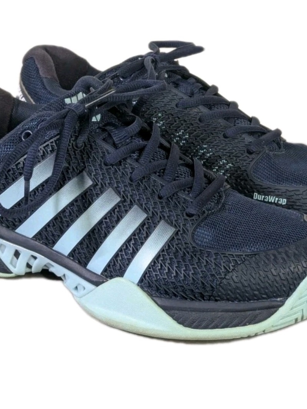 K-Swiss Pickleball Navy/Mint Green Women’s DuraWrap Low Top Sneaker in size 8